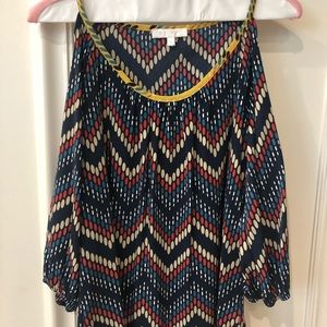 Slam cold shoulder blouse.